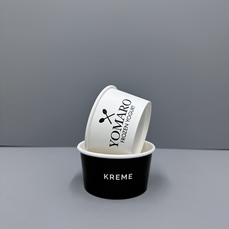 printed ice cream tubs